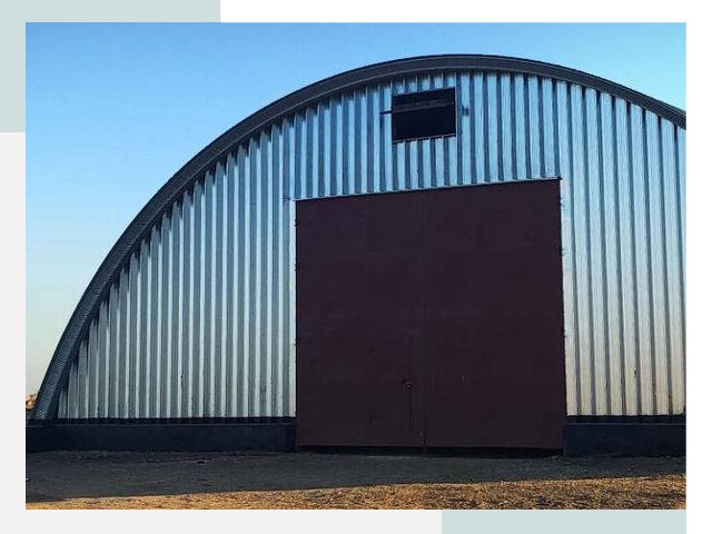 Бескаркасные ангары в Вязьме