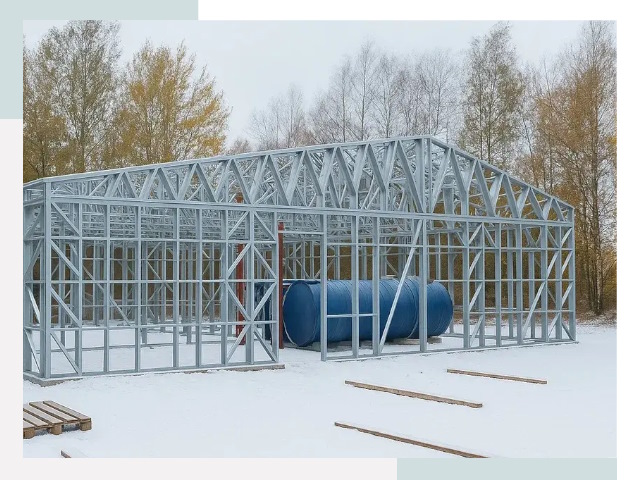 Металлические ангары в Вязьме