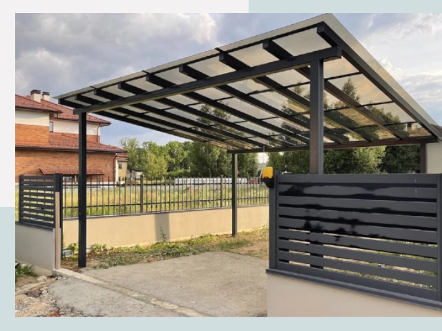 Металлические навесы в Вязьма от 617 руб. за м²