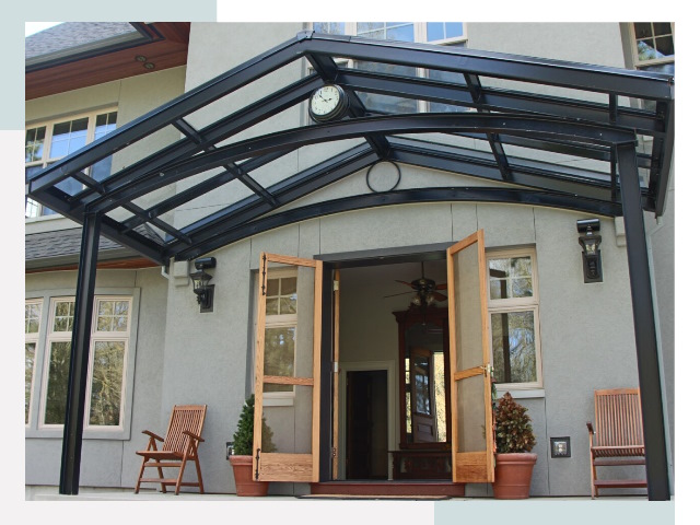 Козырьки металлические в Вязьме