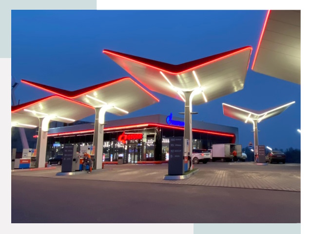 Навесы для АЗС в Вязьме