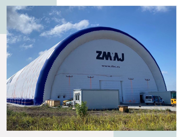 Брендирование ангаров в Вязьме