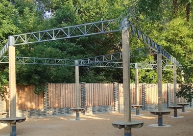 Терраса из металлоконструкций под ключ, проектирование, изготовление и монтаж от СтальСтрой-Взь